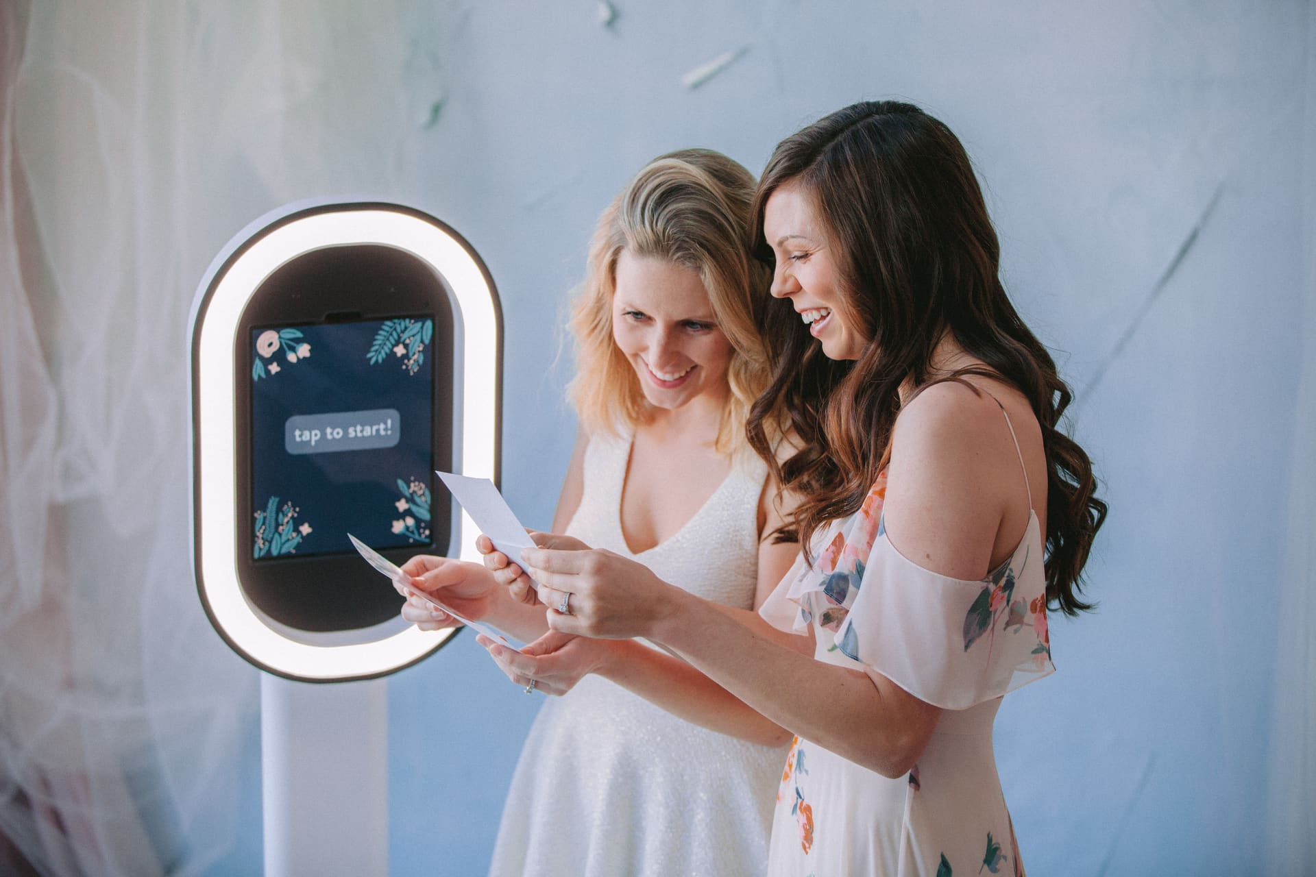 Custom branded photo booth overlay design
